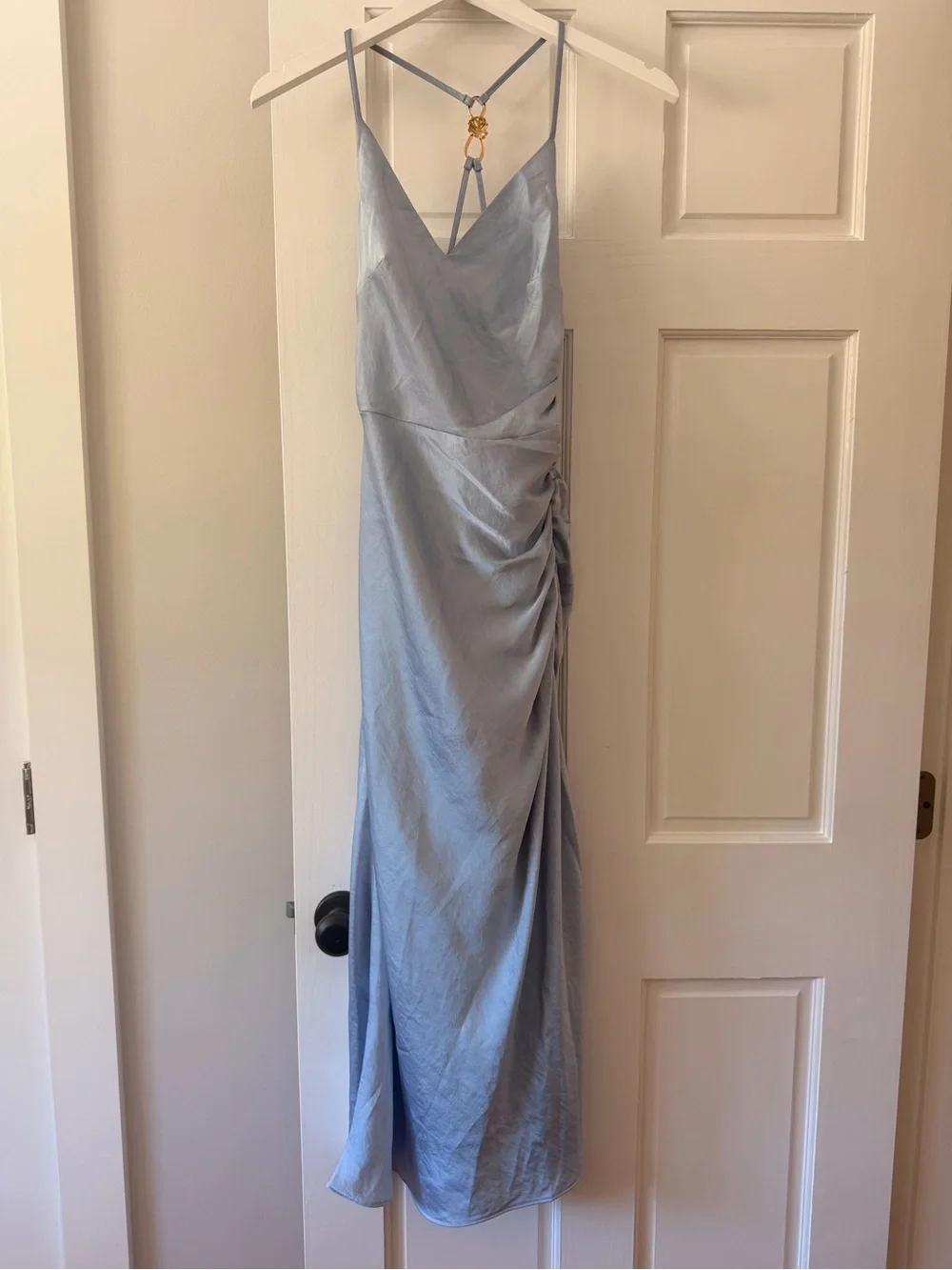 Abercrombie & Fitch Open-Back Hardware Maxi Dress